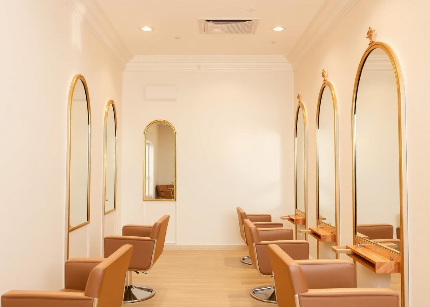 Interior of Aditi Hair and Beauty Salon in Kolhapur